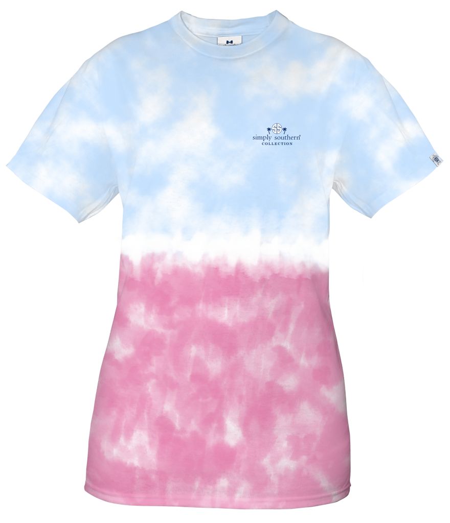 SALE Simply Southern Preppy Sea You At The Beach Tie Dye T-Shirt