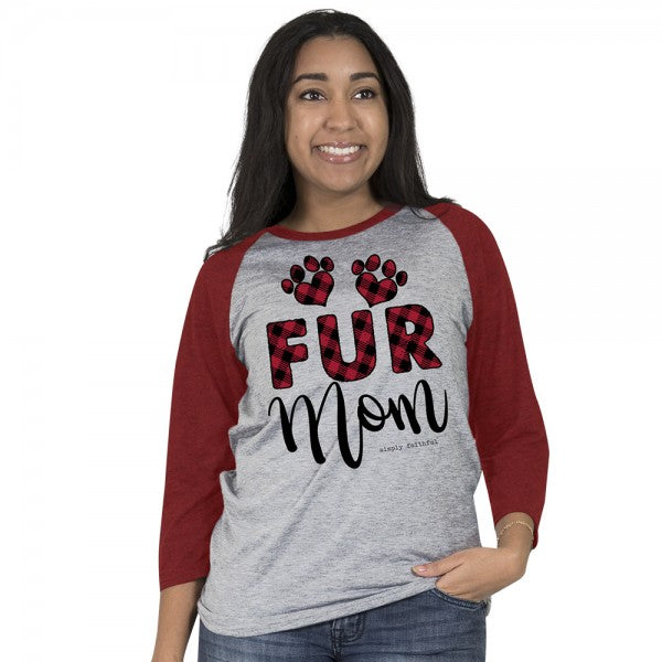 SALE Simply Faithful By Simply Southern Fur Mom Long Sleeve T-Shirt