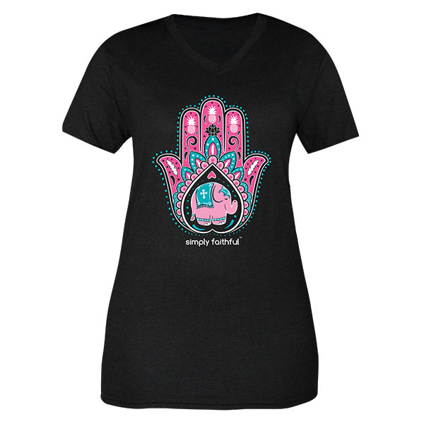 SALE Simply Faithful By Simply Southern Peace Elephant Palm T-Shirt