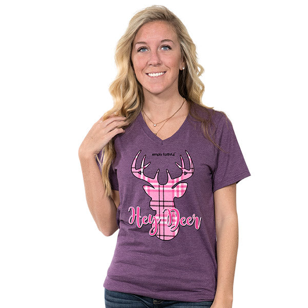 SALE Simply Faithful By Simply Southern Hey Deer T-Shirt