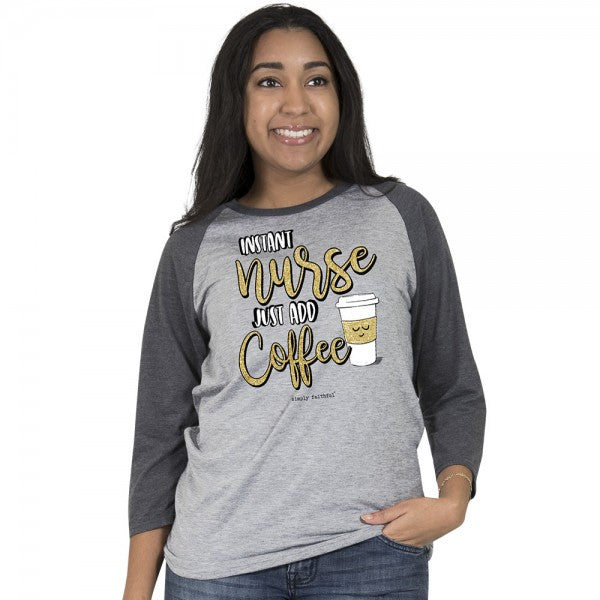 SALE Simply Faithful By Simply Southern Instant Nurse Long Sleeve T-Shirt