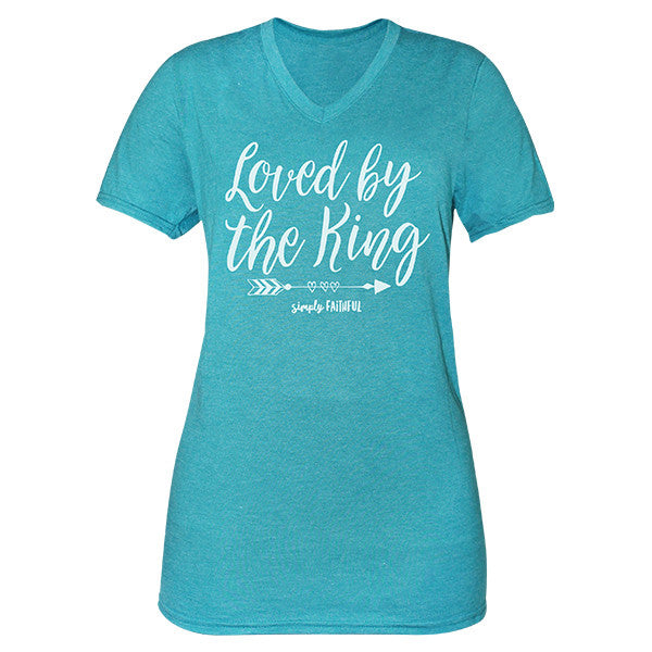 SALE Simply Faithful By Simply Southern Loved By The King T-Shirt