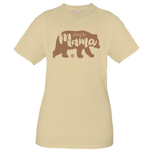 SALE Simply Faithful By Simply Southern Mama Bear Oatmeal T-Shirt