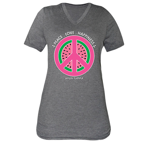 SALE Simply Faithful By Simply Southern Peace Watermelon T-Shirt