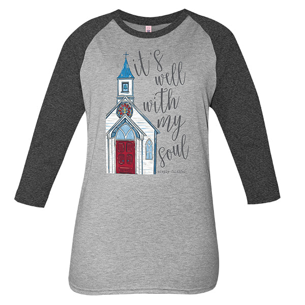 SALE Simply Faithful By Simply Southern Well With My Soul Long Sleeve T-Shirt - SimplyCuteTees