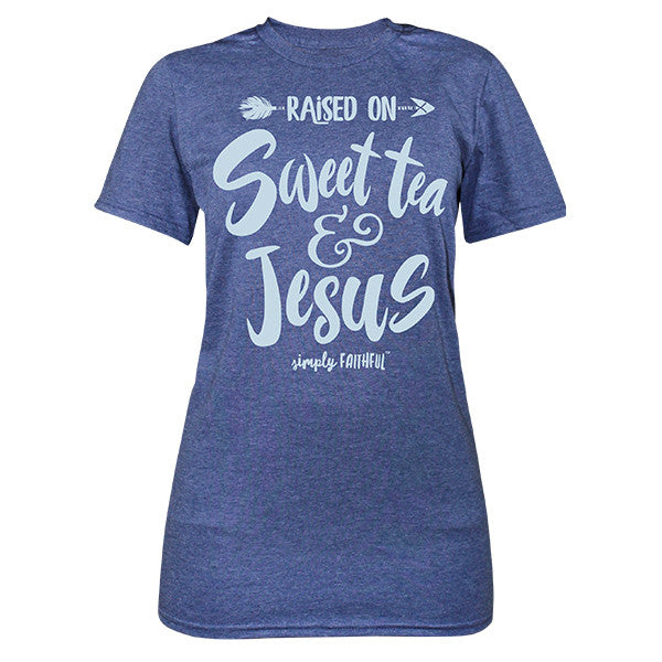 SALE Simply Faithful By Simply Southern Sweet Tea &amp; Jesus T-Shirt