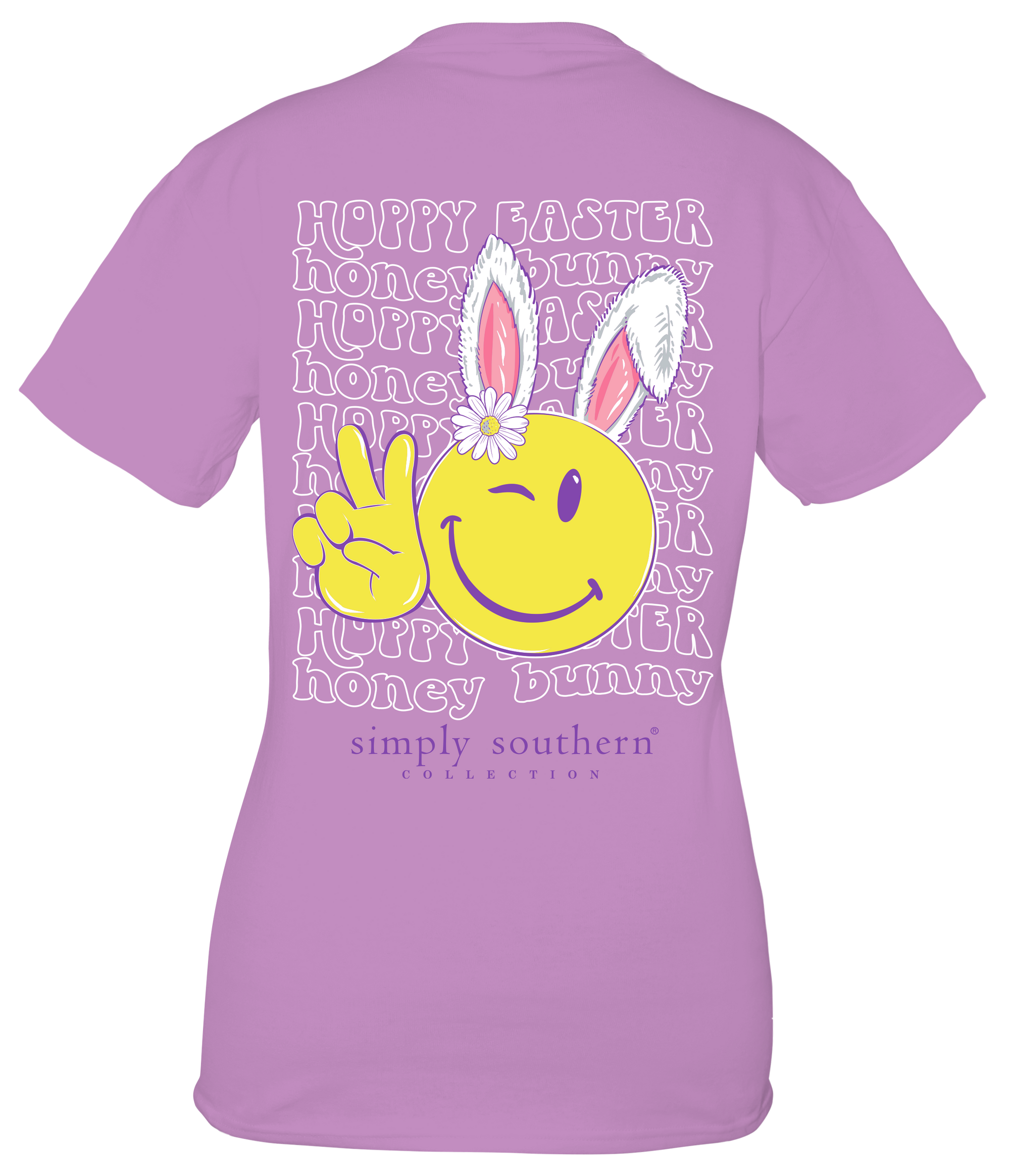 Simply Southern Happy Easter Bunny Soft T-Shirt - SimplyCuteTees