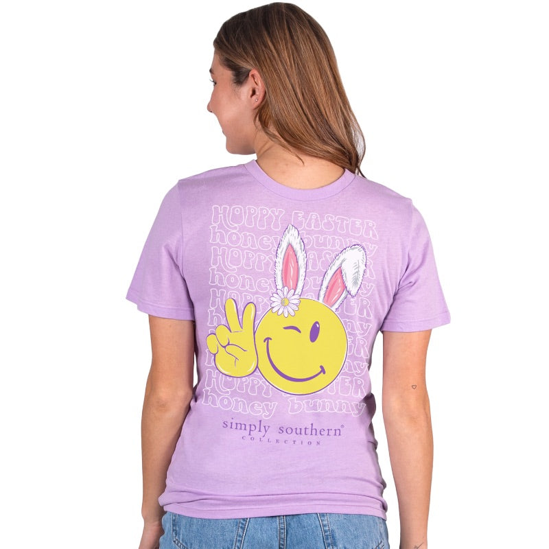 Simply Southern Happy Easter Bunny Soft T-Shirt - SimplyCuteTees