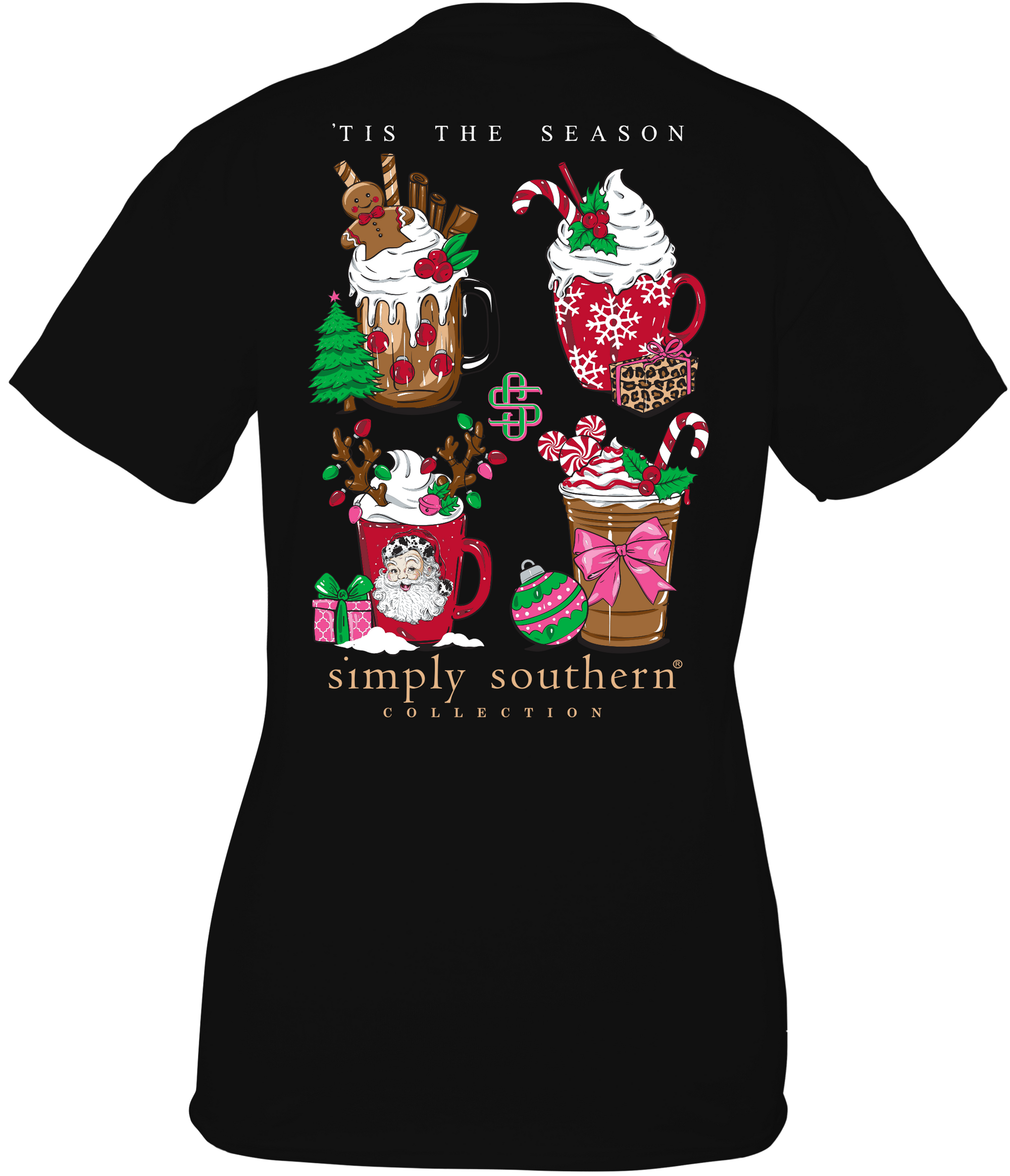 SALE Simply Southern Christmas Drinks Holiday T-Shirt