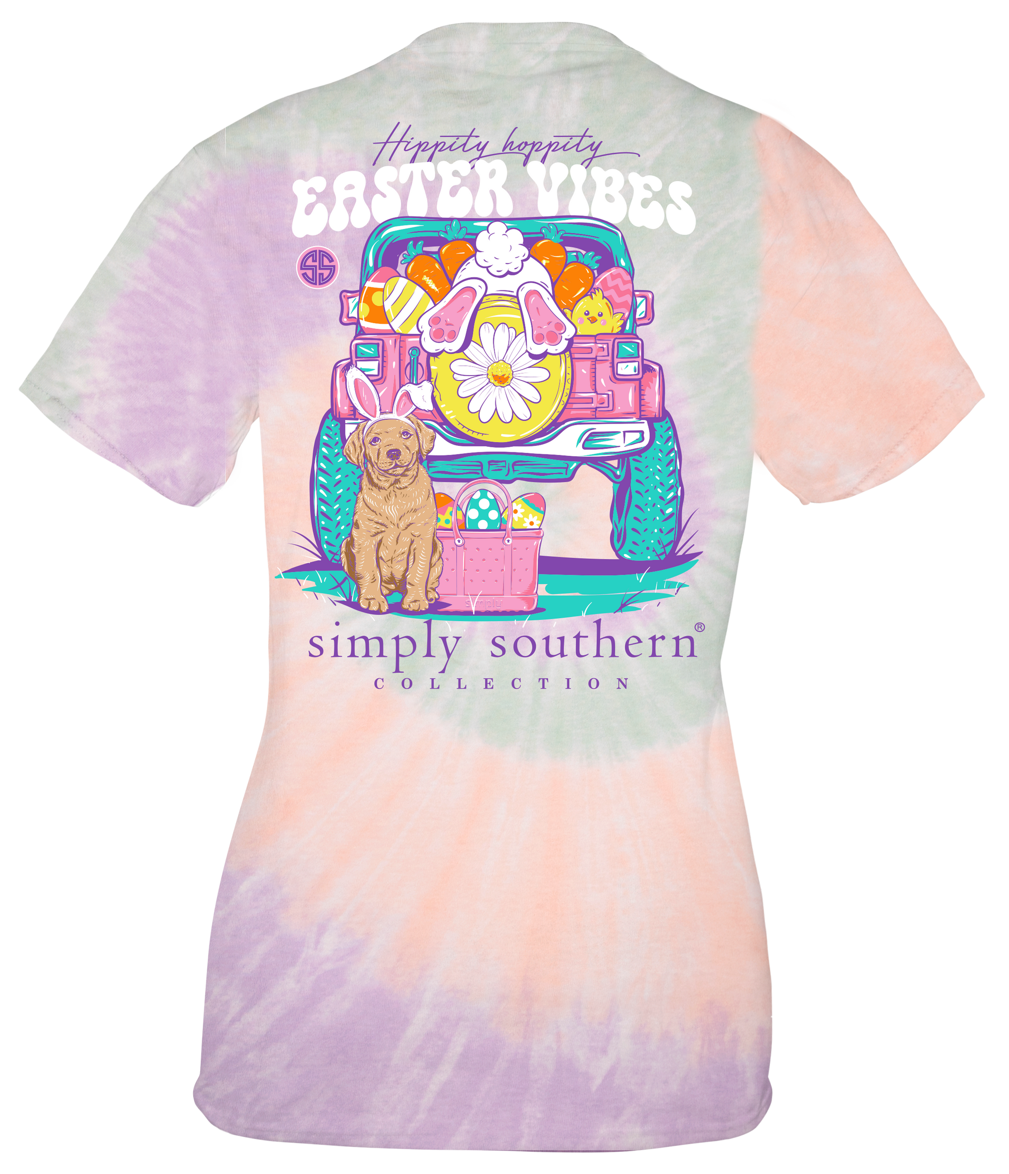Simply Southern Easter Vibes Tie Dye T-Shirt - SimplyCuteTees