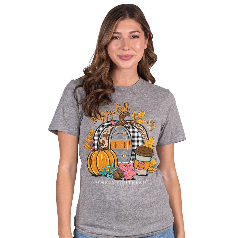 SALE Simply Southern Preppy Happy Fall Pumpkins T-Shirt