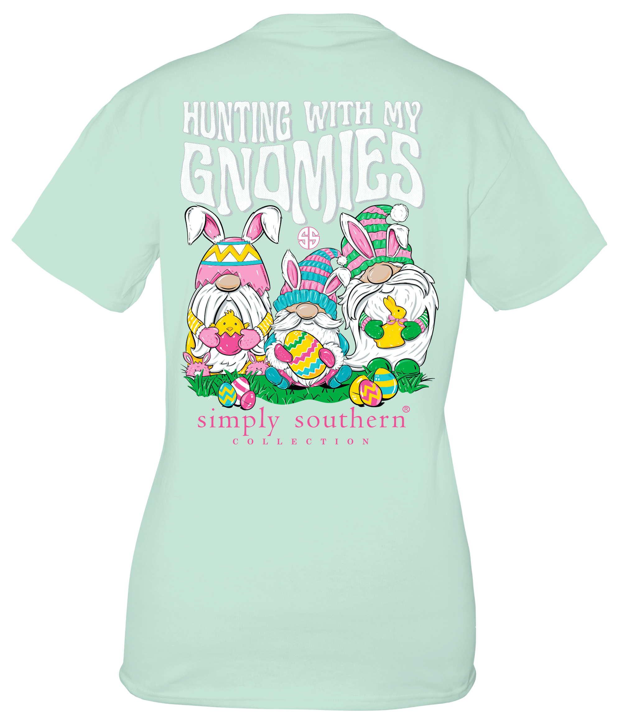 Simply Southern Hunting With Gnomies Easter T-Shirt - SimplyCuteTees