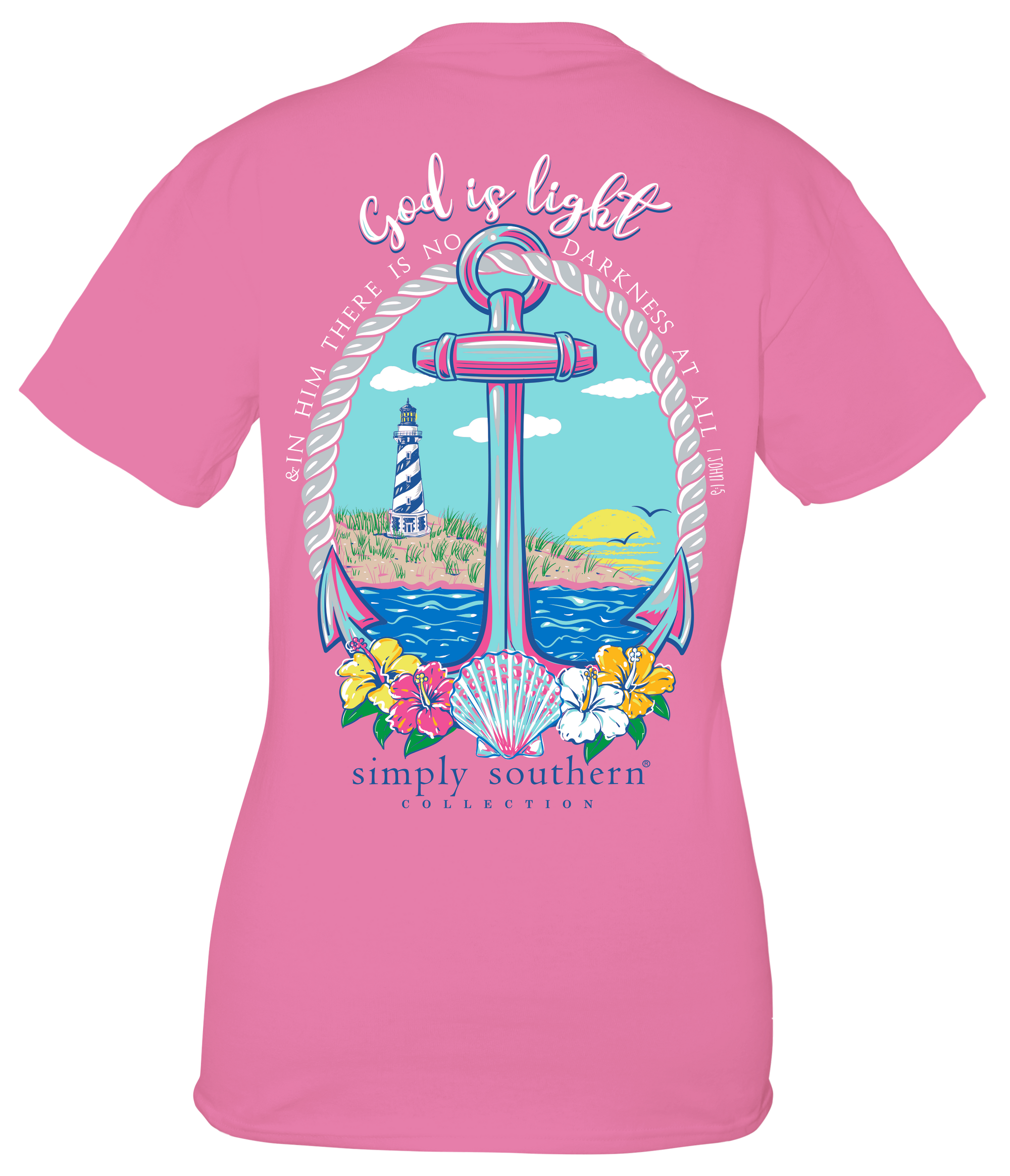 Simply Southern God Is Light Anchor John T-Shirt