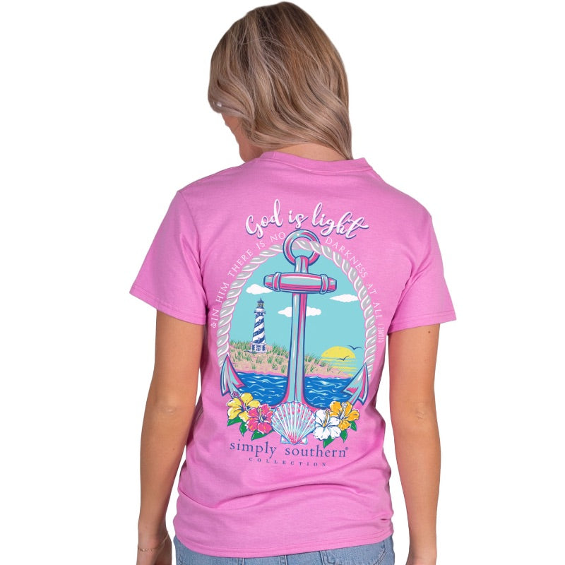 Simply Southern God Is Light Anchor John T-Shirt