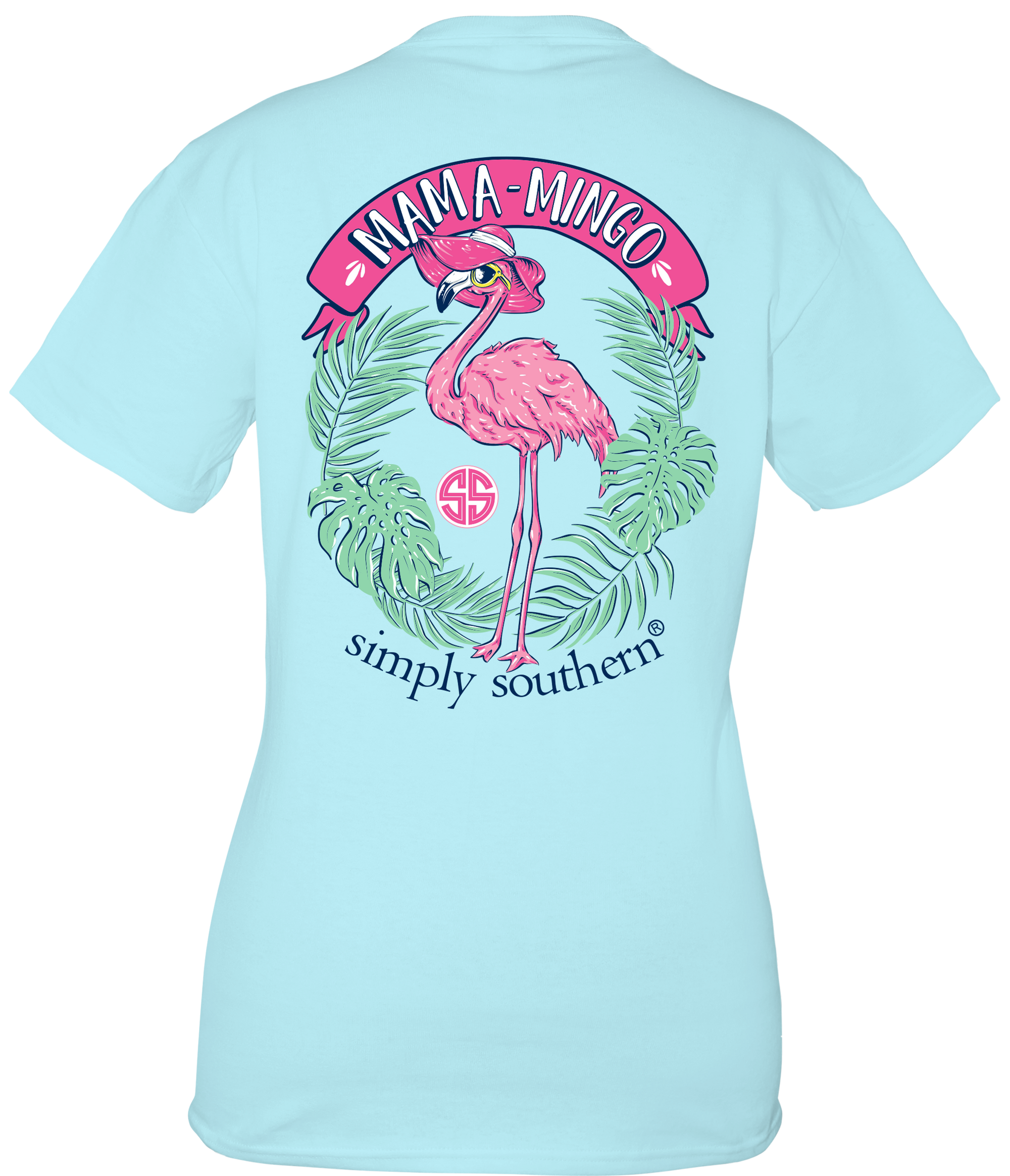 SALE Simply Southern Preppy Mama Flamingo T-Shirt