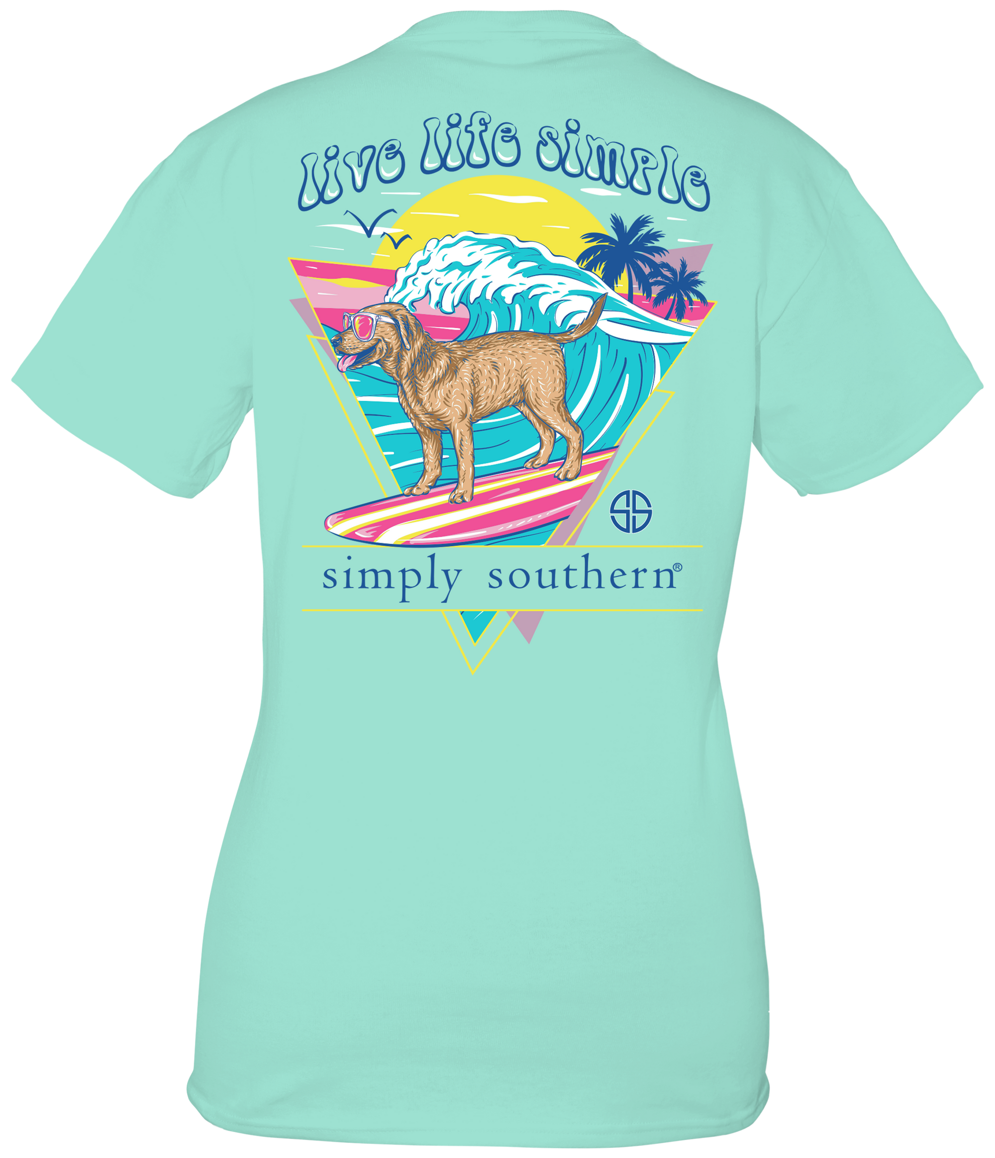 Simply Southern Preppy Surf Dog T-Shirt