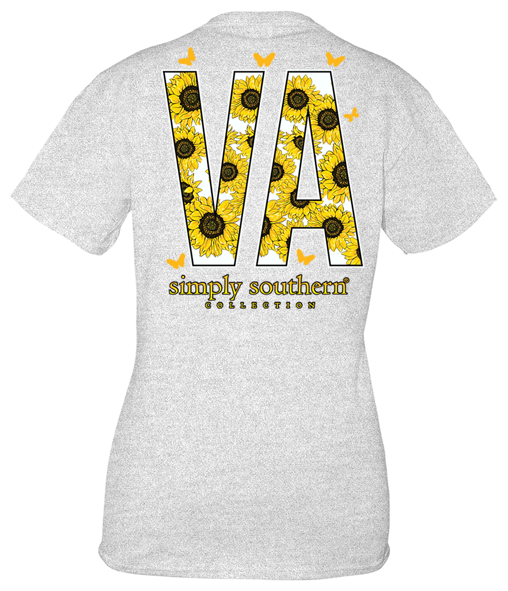 Simply Southern Preppy Virginia Sunflower T-Shirt