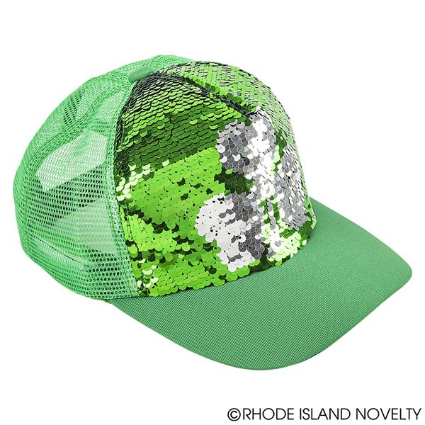 ST. PATRICK'S DAY SEQUIN TRUCKER IRISH HAT
