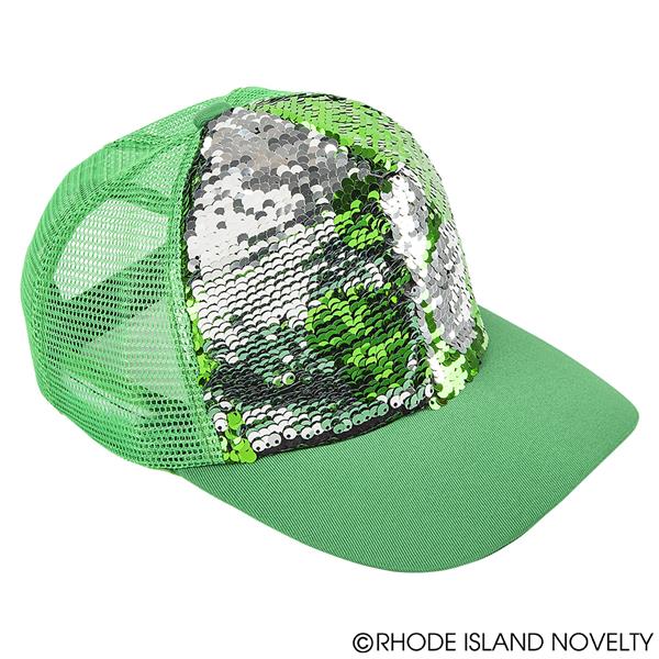 ST. PATRICK'S DAY SEQUIN TRUCKER IRISH HAT