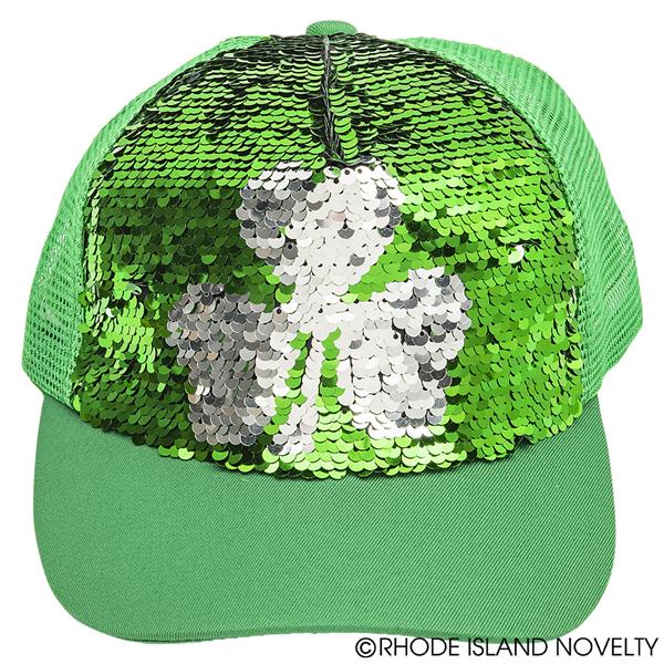 ST. PATRICK'S DAY SEQUIN TRUCKER IRISH HAT