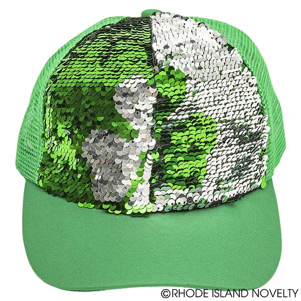 ST. PATRICK'S DAY SEQUIN TRUCKER IRISH HAT
