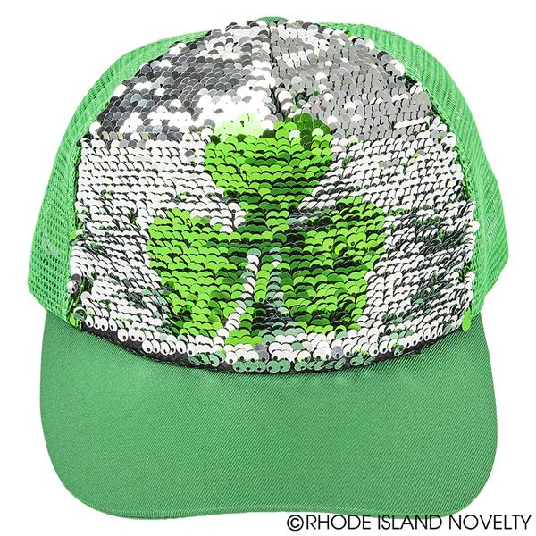 ST. PATRICK'S DAY SEQUIN TRUCKER IRISH HAT