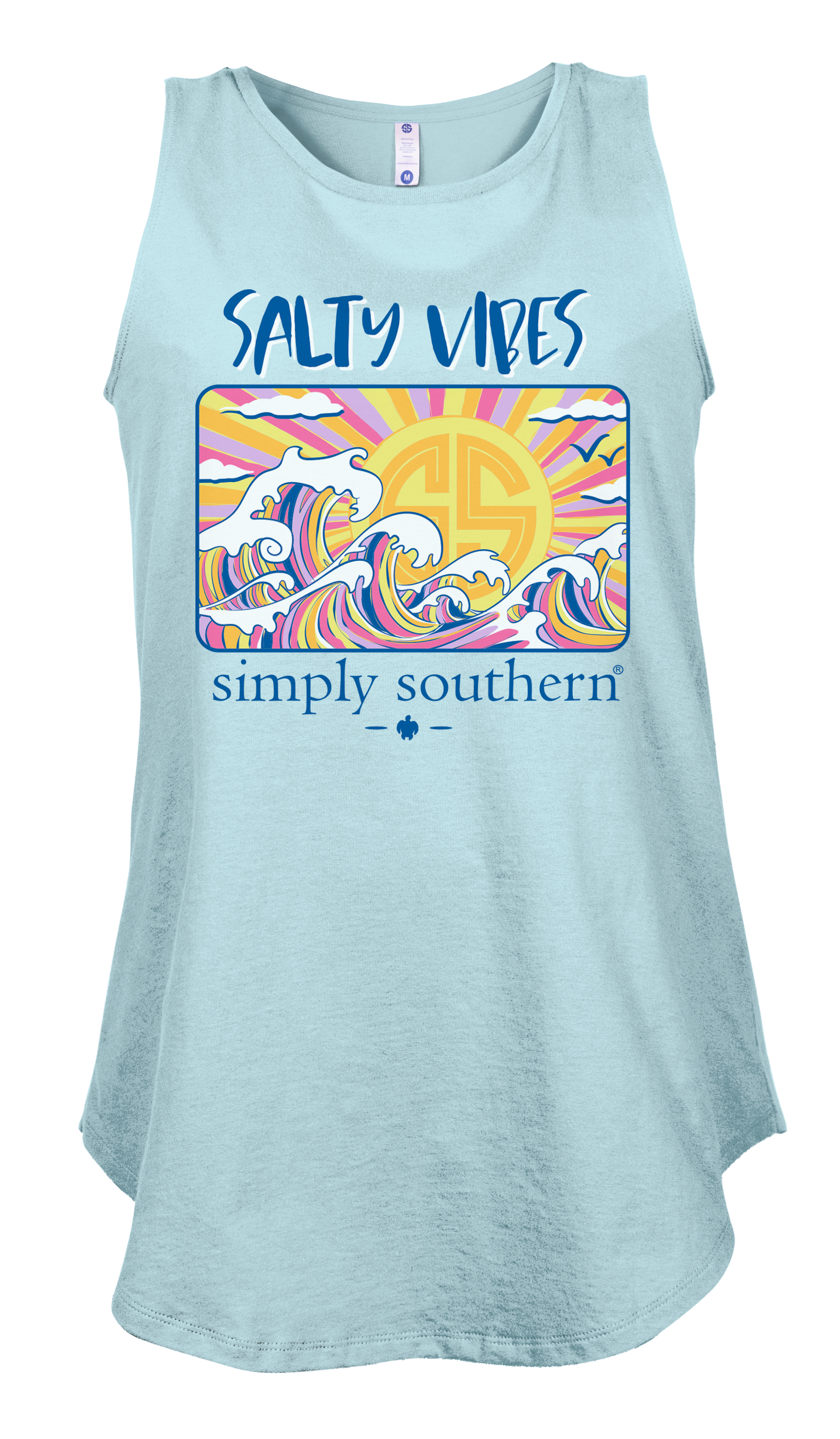 Simply Southern Preppy Salty  Beach Tank Top