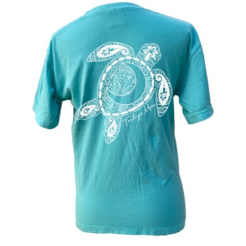 Southern Attitude Tortuga Moon Big Moon Comfort Colors T-Shirt - SimplyCuteTees