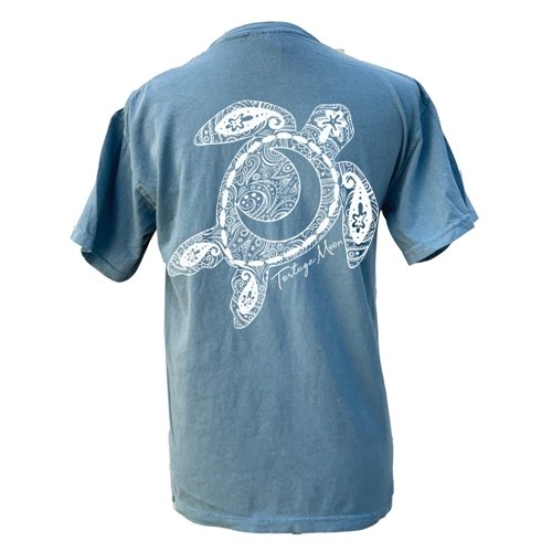 Southern Attitude Tortuga Moon Big Moon Comfort Colors T-Shirt - SimplyCuteTees