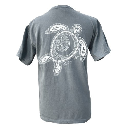 Southern Attitude Tortuga Moon Big Moon Comfort Colors T-Shirt - SimplyCuteTees
