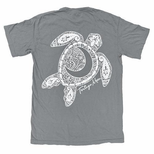 Southern Attitude Tortuga Moon Big Moon Comfort Colors T-Shirt - SimplyCuteTees