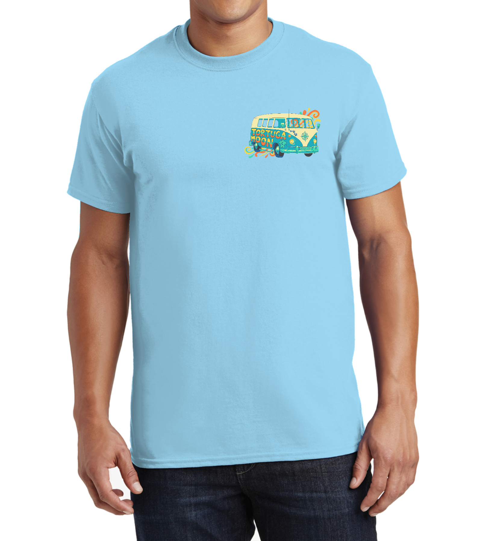 Southern Attitude Tortuga Moon Wander Van Comfort Colors T-Shirt