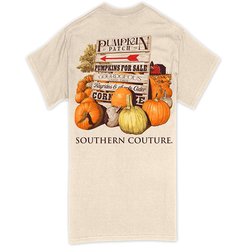 Southern Couture Classic Pumpkin Patch Fall T-Shirt