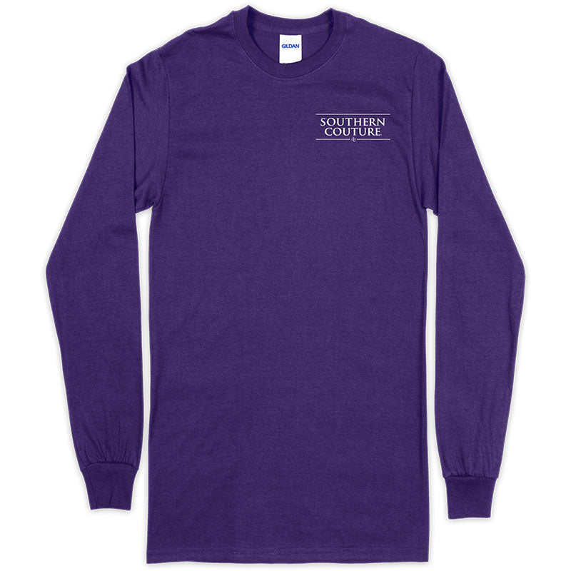 Southern Couture Classic Blessed With Grandkids Sunflower Long Sleeve T-Shirt