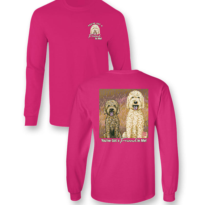 SALE Sassy Frass Friend In Me Dogs Comfort Colors Long Sleeve T-Shirt - SimplyCuteTees