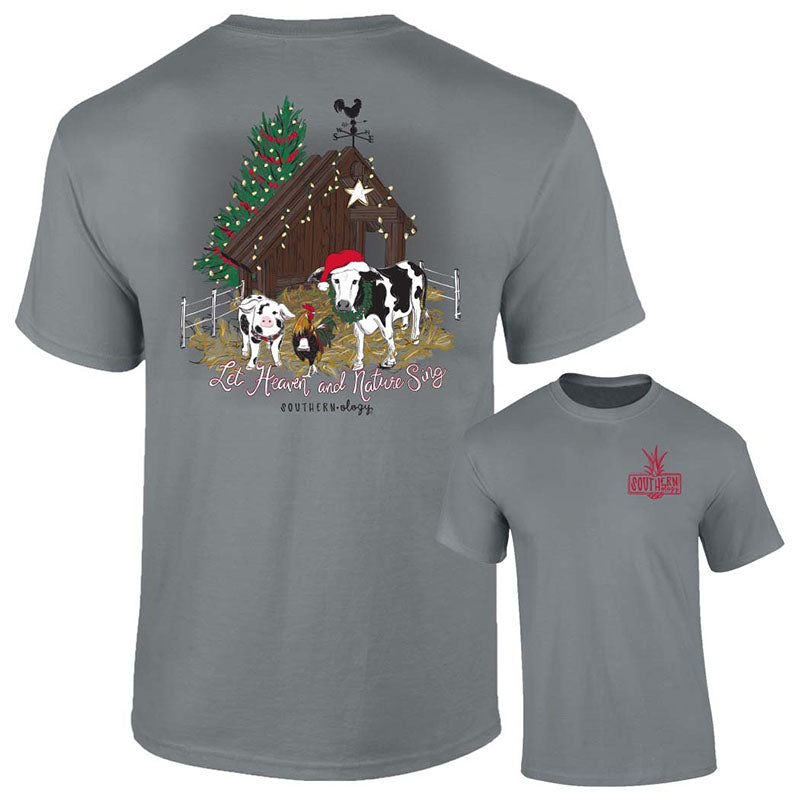 Southernology Heaven and Nature Sing Holiday Comfort Colors T-Shirt - SimplyCuteTees