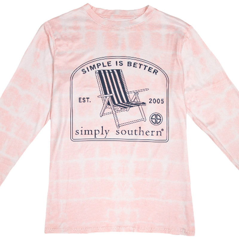 Simply Southern Simple Is Better Beach Rash Guard Swim UV Protection Long Sleeve T-Shirt