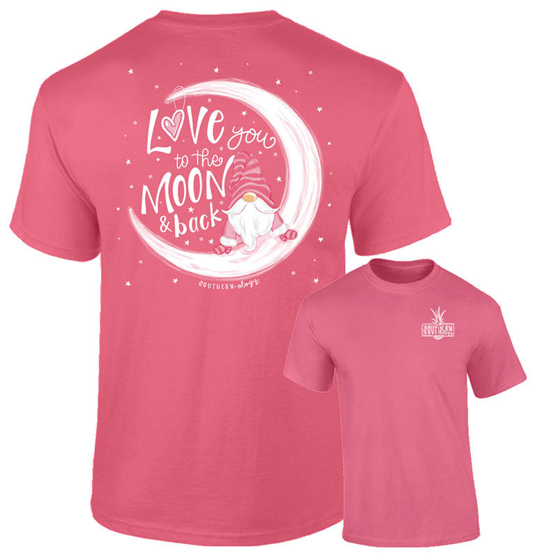 Southernology Love you to the Moon &amp; Back Gnome Comfort Colors T-Shirt