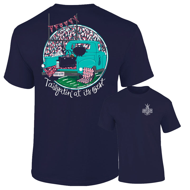 Sale Southernology Southern Tailgating at Its Best Fall Comfort Colors T-Shirt