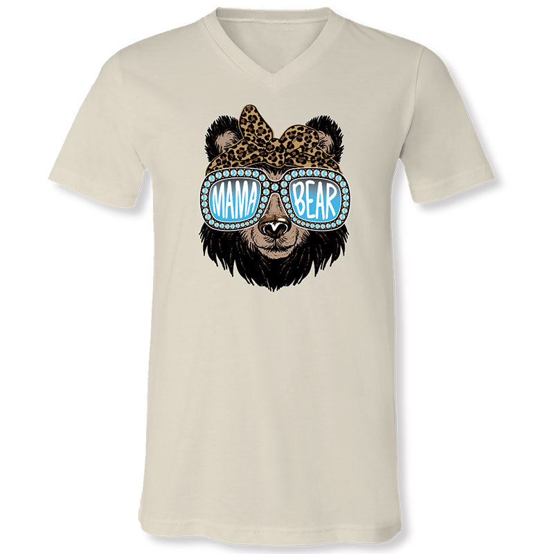 Sassy Frass Mama Bear Sunglasses Canvas T-Shirt