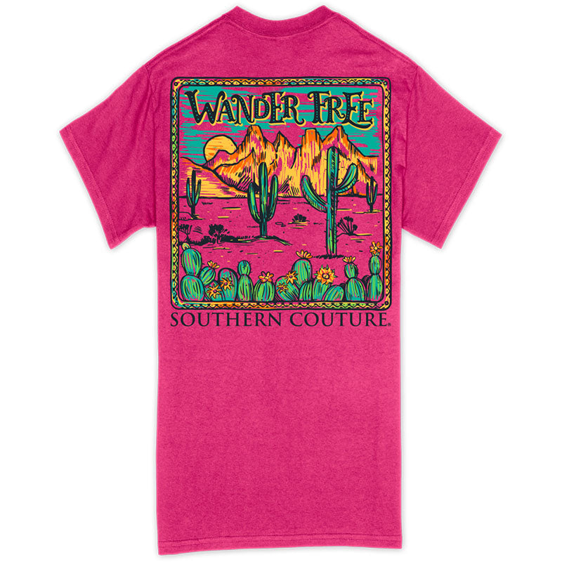 SALE Southern Couture Classic Wander Free Cactus T-Shirt