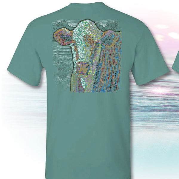 SALE I Fought Today Ribbon Cow Cancer Ribbons T-Shirt