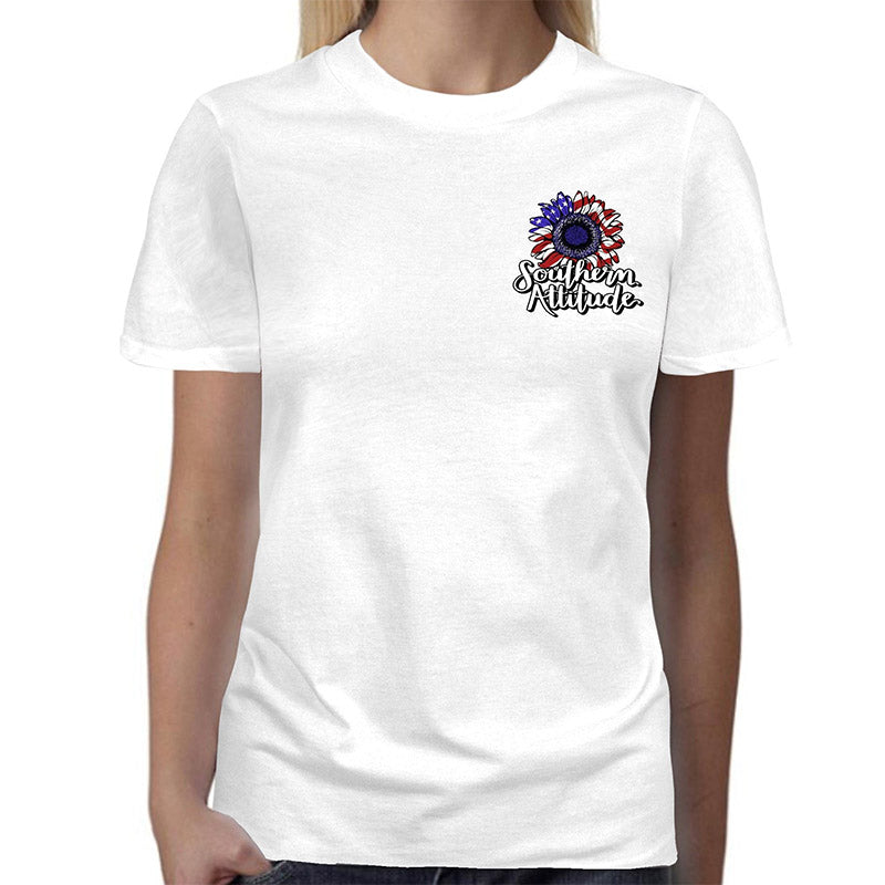 Southern Attitude USA Southern By The Grace Of God T-Shirt - SimplyCuteTees