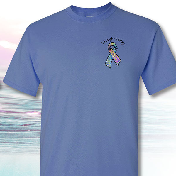 SALE I Fought Today Goats Cancer Ribbons T-Shirt