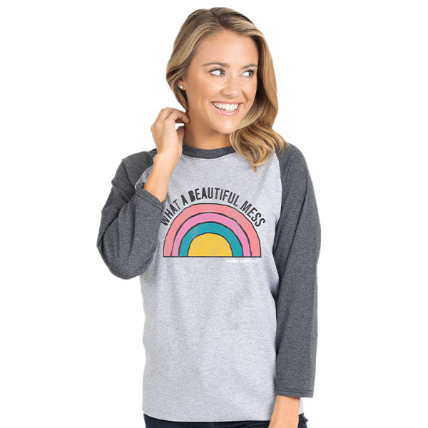SALE Simply Southern Vintage Collection Beautiful Mess T-Shirt - SimplyCuteTees