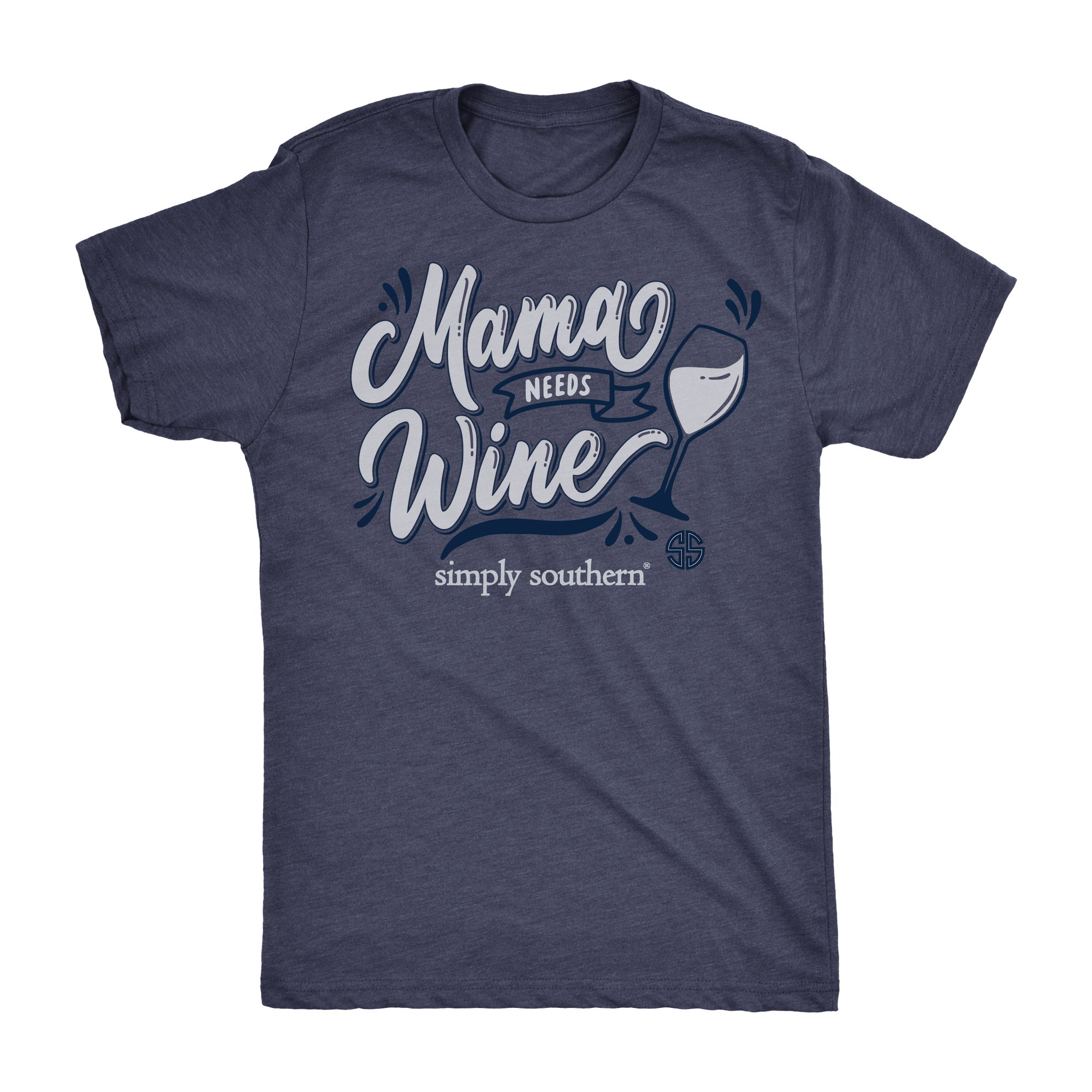 SALE Simply Southern Vintage Collection Mama Needs Wine T-Shirt