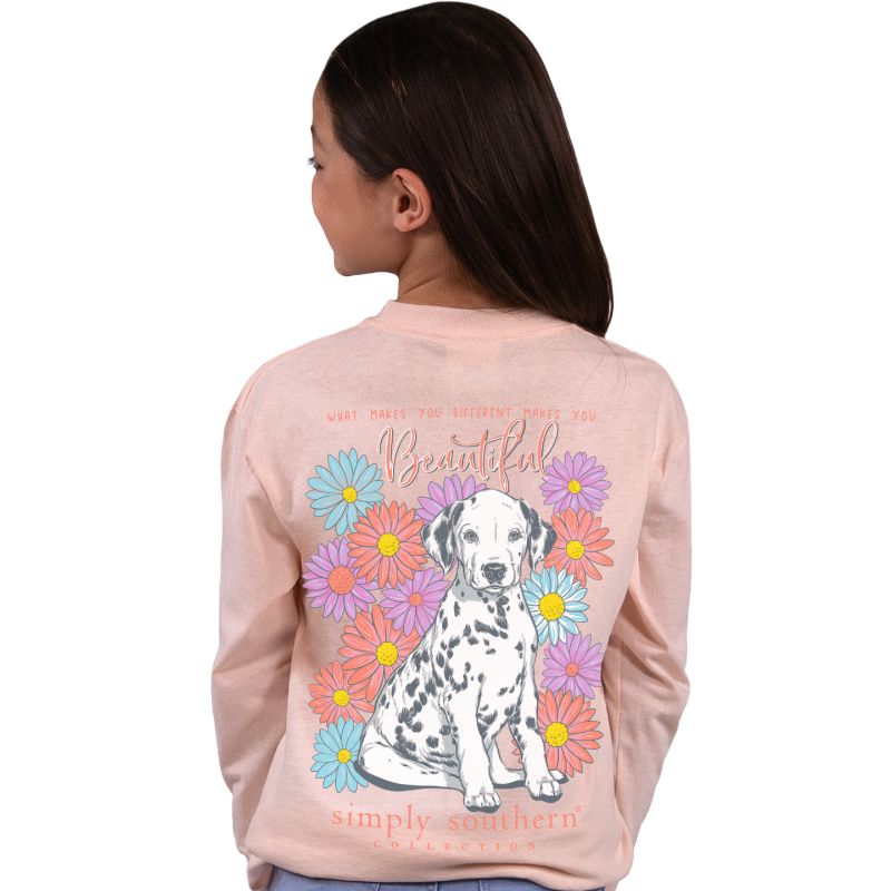 SALE Simply Southern Different Makes You Beautiful Long Sleeve T-Shirt - SimplyCuteTees