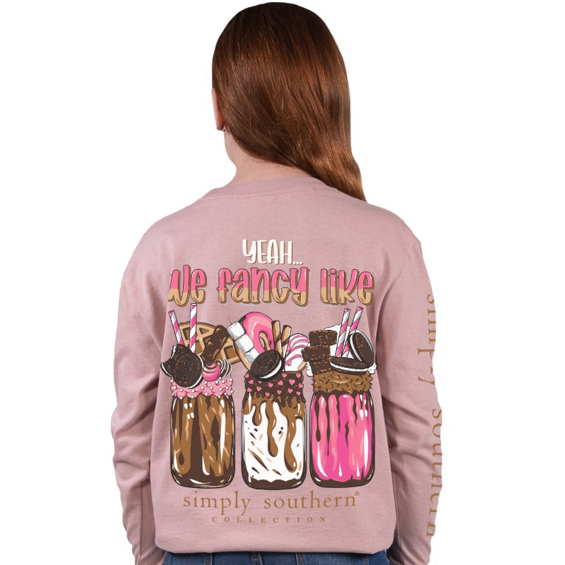 Simply Southern We Fancy Like Long Sleeve T-Shirt