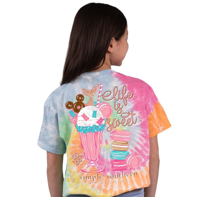 Simply Southern Life Is Sweet Tie Dye T-Shirt