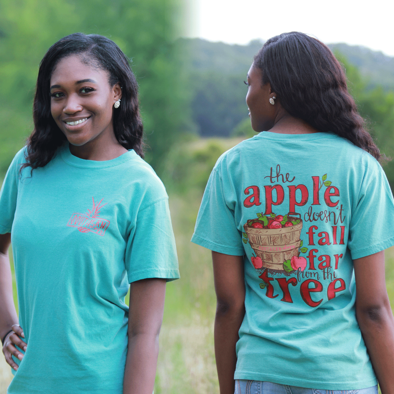 Sale Southernology Apple Tree Comfort Colors T-Shirt
